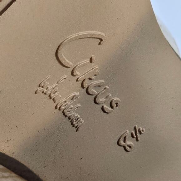 Sam Edelman Circus Chunky Platform 70s Heeled White Clogs New - Picture 9 of 9